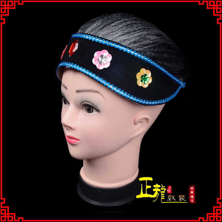 开福老旦媒婆穷老太婆假发套 老旦头套