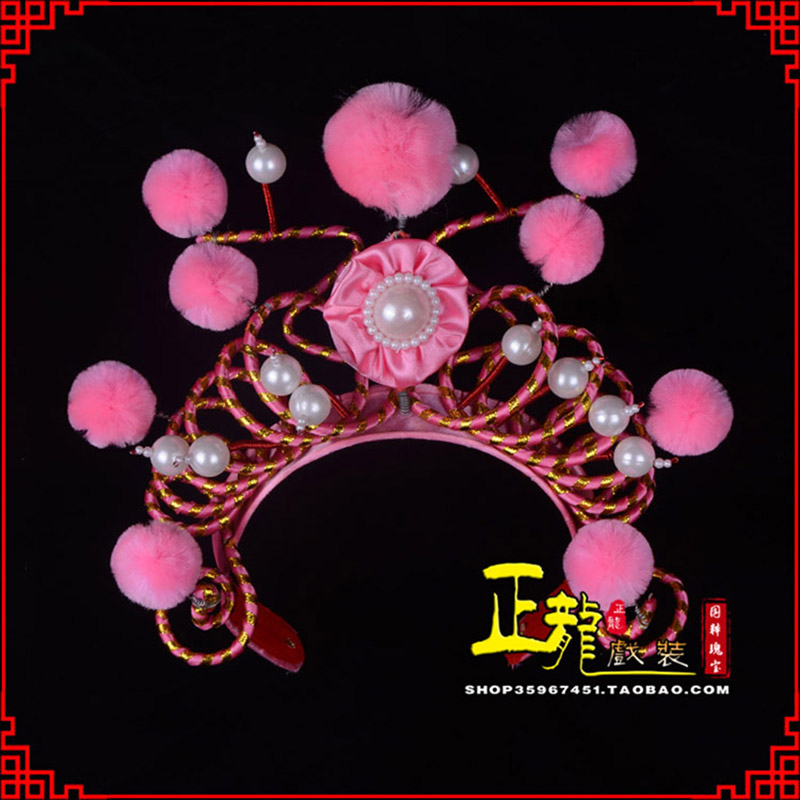 开福穆桂英花木兰盔帽 女兵额子