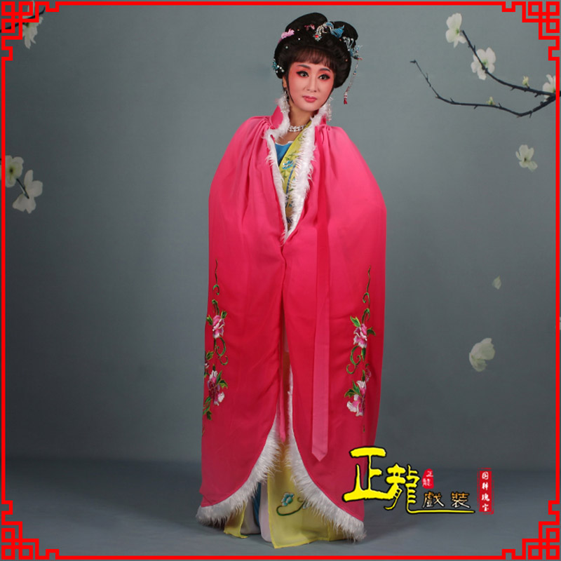 开福小花旦绣花斗篷 花旦披风